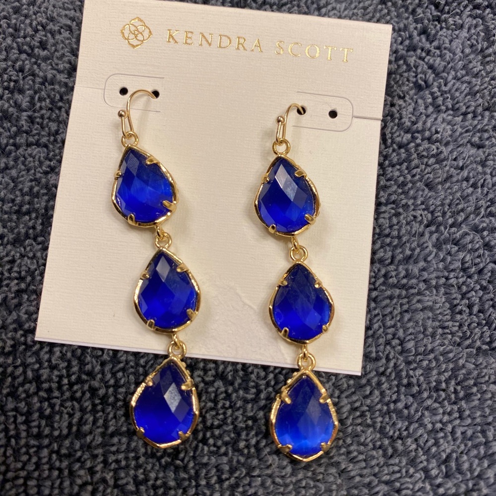 Kendra Scott - Kyla Stone Cobalt Blue Earrings